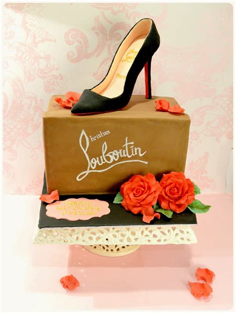 Christian Louboutin Pigalle Shoe Box Cake! – Chérie Kelly.